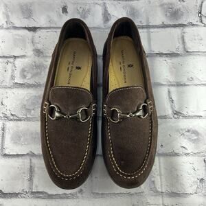Martin Dingman Horsebit Loafers Men’s 10.5 M Chocolate Brown Suede Leather